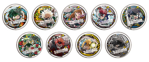 『僕のヒーローアカデミア』ぴた!でふぉめ 救助活動 缶バッジ BOX