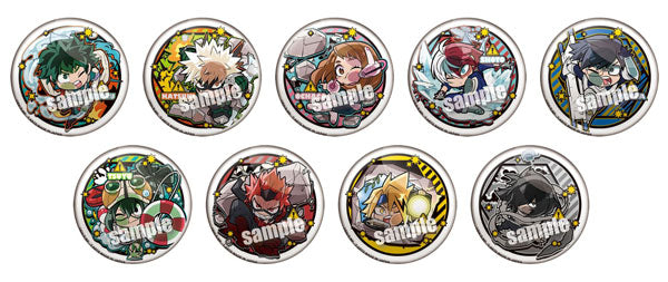 『僕のヒーローアカデミア』ぴた!でふぉめ 救助活動 缶バッジ BOX