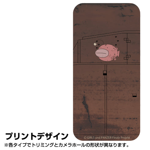 『ガールズ&パンツァー 最終章』あんこうチーム 強化ガラスiPhoneケース