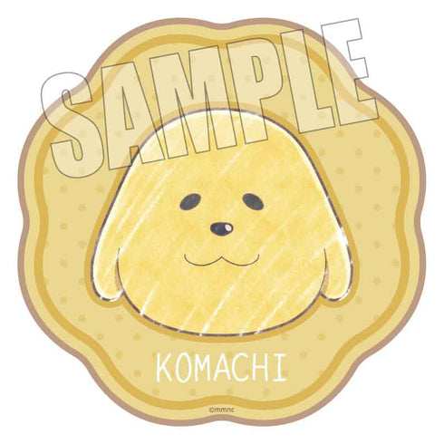 "The Daily Life of Mamekichi and Mameko, the NEETs" Wooden Coaster: Komachi