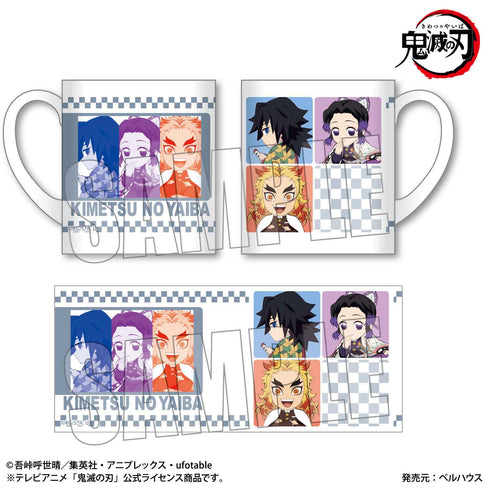 『鬼滅の刃』マグカップ アルファベットver. 義勇&しのぶ&杏寿郎
