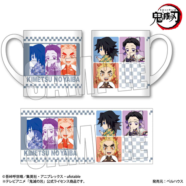 『鬼滅の刃』マグカップ アルファベットver. 義勇&しのぶ&杏寿郎