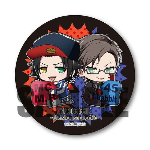 『ヒプノシスマイク -Division Rap Battle-』ぎゅぎゅっと缶バッチ ペア柄ver. 山田二郎&入間銃兎