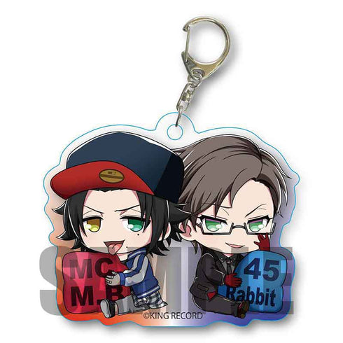 『ヒプノシスマイク -Division Rap Battle-』ぎゅぎゅっとちょいデカアクリルキーホルダー ペア柄ver. 山田二郎&入間銃兎