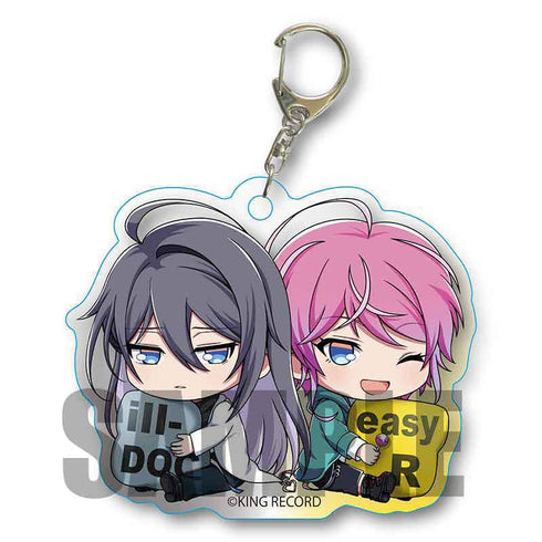 『ヒプノシスマイク -Division Rap Battle-』ぎゅぎゅっとちょいデカアクリルキーホルダー ペア柄ver. 神宮寺寂雷&飴村乱数