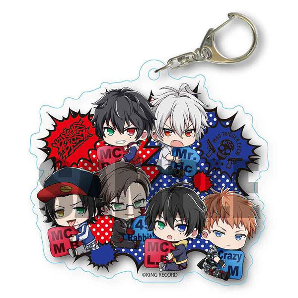 『ヒプノシスマイク -Division Rap Battle-』ぎゅぎゅっとちょいデカアクリルキーホルダー ペア柄ver. イケブクロ&ヨコハマ