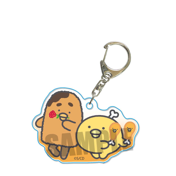 『チキップダンサーズ』アクリルキーホルダー / ほねチキン&くしかつ