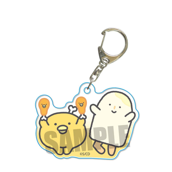 『チキップダンサーズ』アクリルキーホルダー / ほねチキン&ぎゅうにゅうアイス