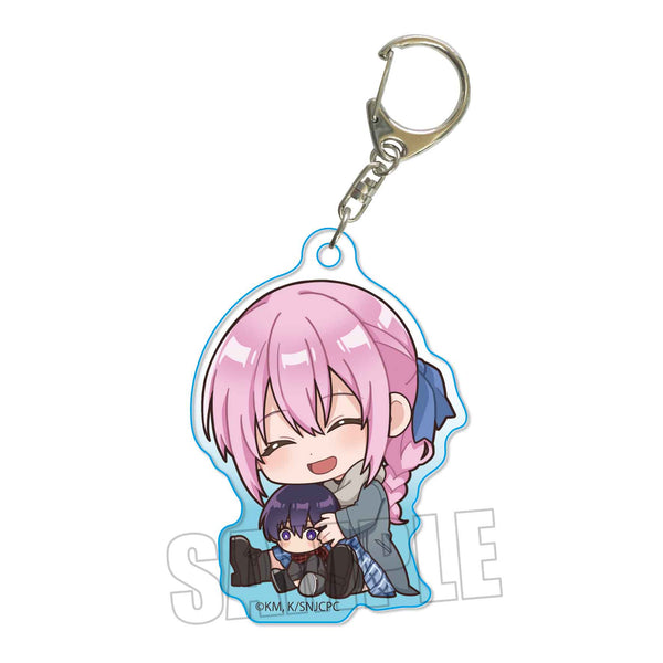 『可愛いだけじゃない式守さん』ぎゅぎゅっとアクリルキーホルダー / 式守さん (冬服)