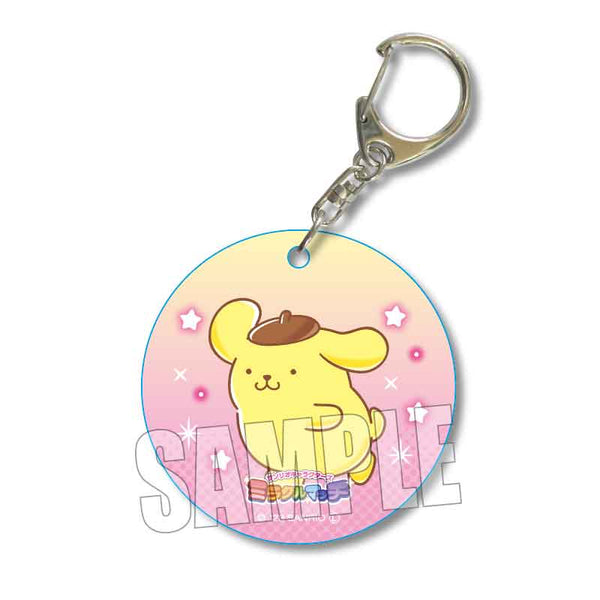 『サンリオキャラクターズ ミラクルマッチ』やわらかクリアチャーム ポムポムプリンA