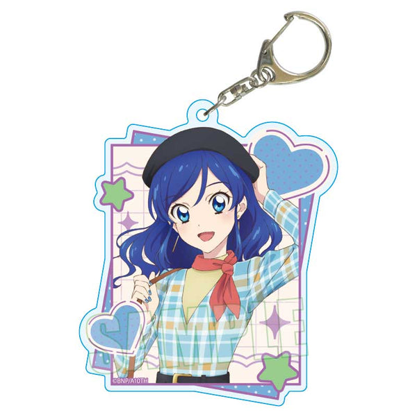 『アイカツ! 10th STORY ~未来へのSTARWAY~』 ちょいデカアクリルキーホルダー /霧矢 あおい レトロポップver.