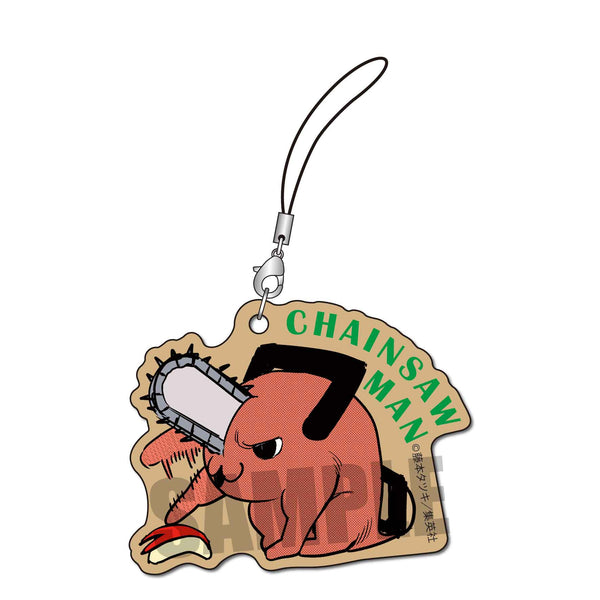 『チェンソーマン』ポチタ木札ストラップ Part2 (りんご)