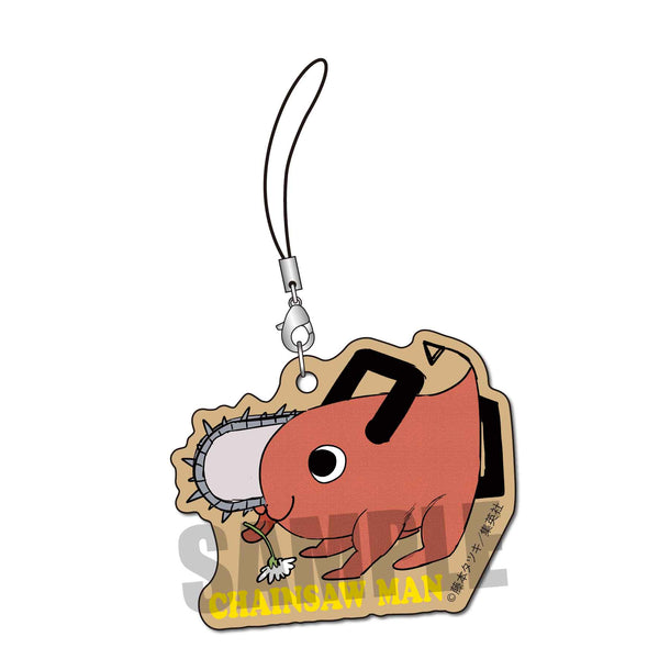 『チェンソーマン』ポチタ木札ストラップ Part2 (花)