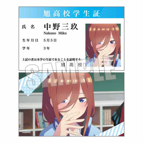 『映画 五等分の花嫁』コレクションカード BOX