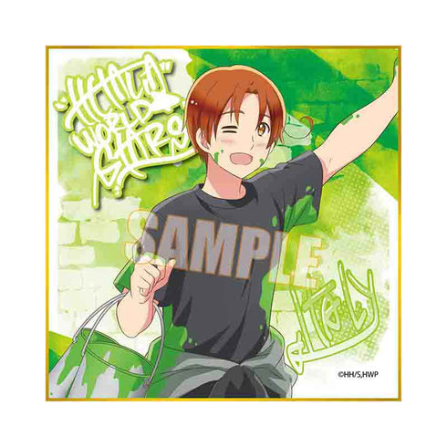 『ヘタリア World★Stars』ミニ色紙 イタリア つなぎver.