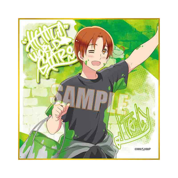 『ヘタリア World★Stars』ミニ色紙 イタリア つなぎver.