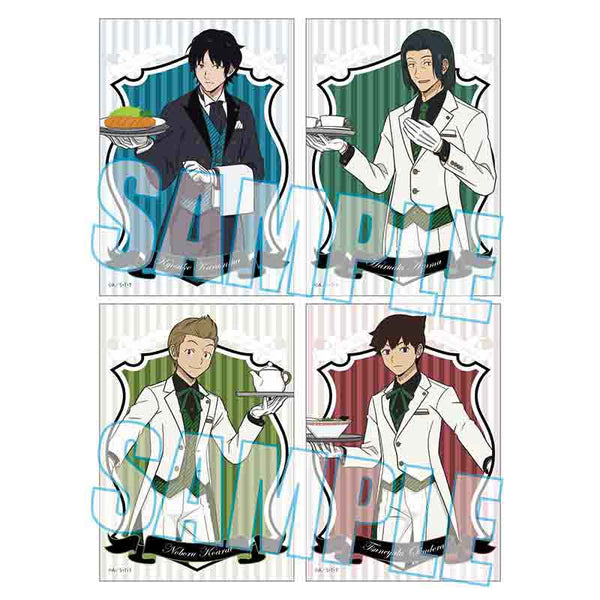 『ワールドトリガー』ブロマイドセット / 烏丸京介&東春秋&小荒井登&奥寺常幸 執事服ver.