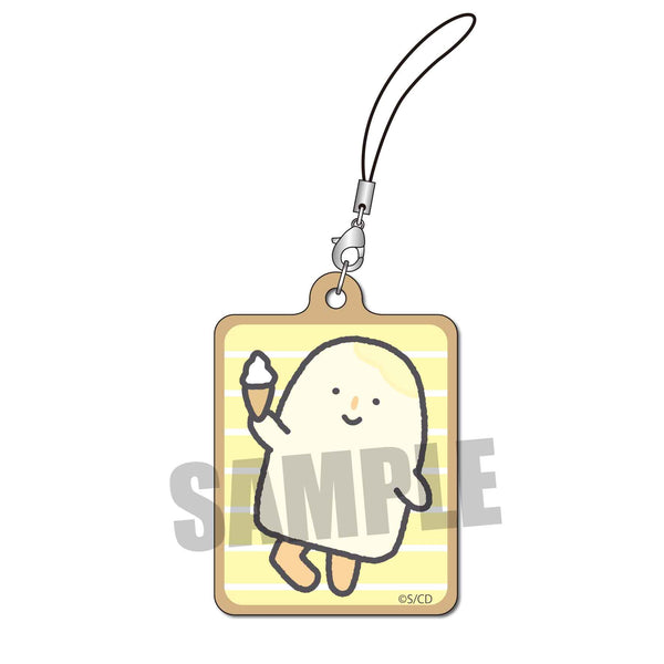 『チキップダンサーズ』木札ストラップ / ぎゅうにゅうアイス