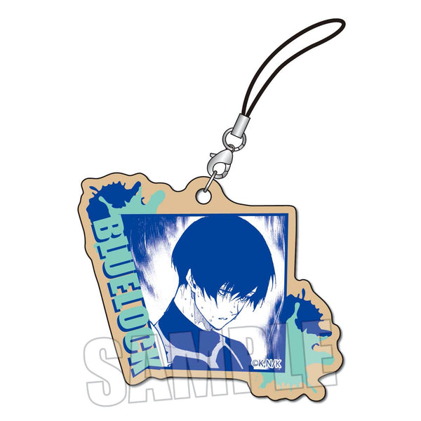 『ブルーロック』木札ストラップ 糸師 凛