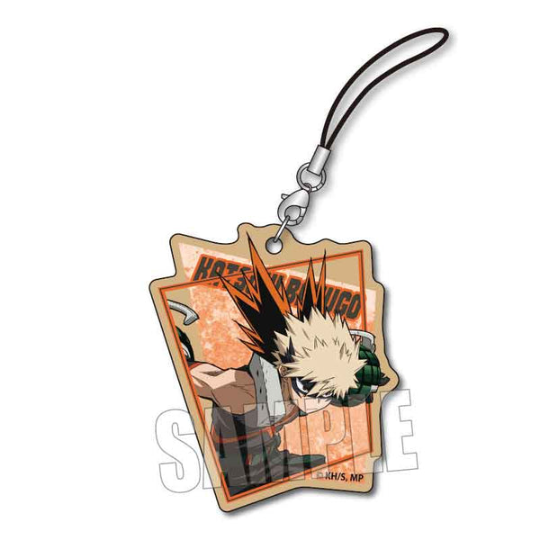 『僕のヒーローアカデミア』木札ストラップ Part2 爆豪勝己