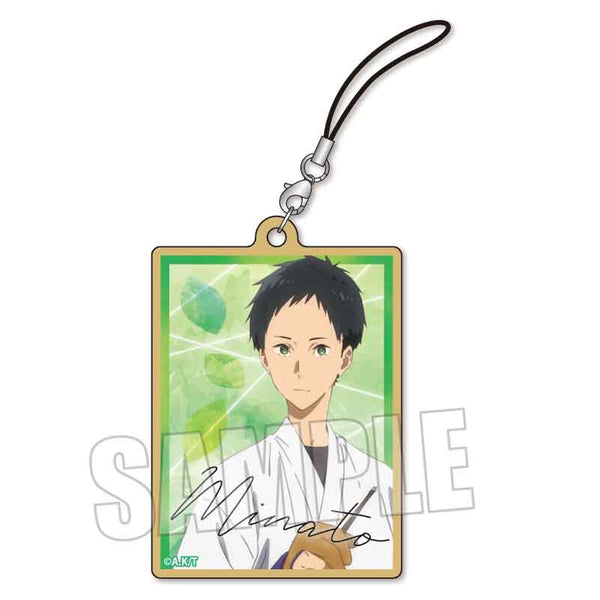 『ツルネ-風舞高校弓道部-』木札ストラップ 鳴宮湊