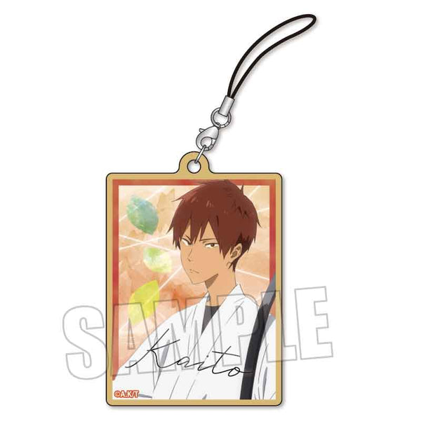 『ツルネ-風舞高校弓道部-』木札ストラップ 小野木海斗