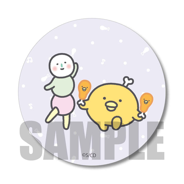 『チキップダンサーズ』缶バッジ / ほねチキン&だんご