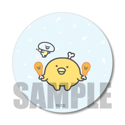 『チキップダンサーズ』缶バッジ / ほねチキン&水と油のようせい