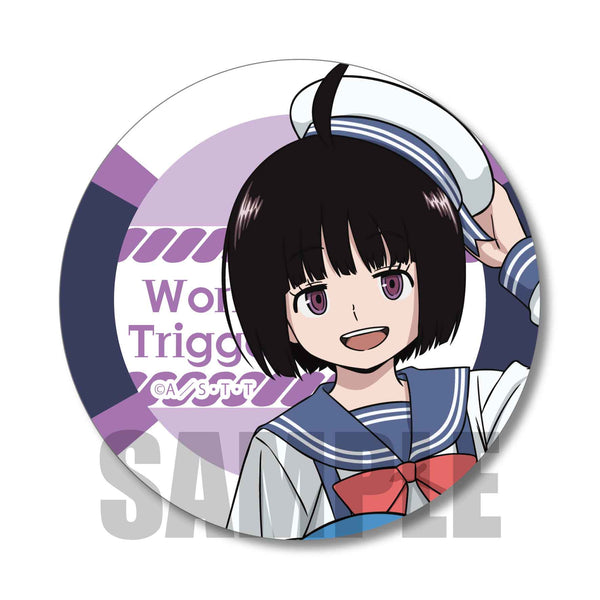 『ワールドトリガー』缶バッジ / 雨取 千佳 マリンセーラーver.