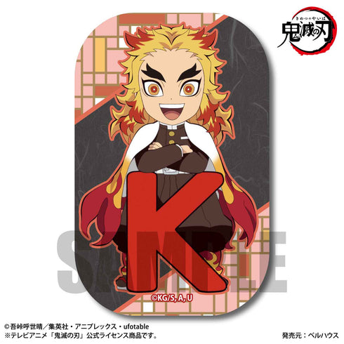 『鬼滅の刃』スクエア缶バッジ アルファベットver. アルファベットver. BOX