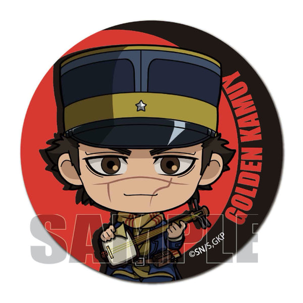 『ゴールデンカムイ』缶バッジ 楽器ver. 杉元佐一