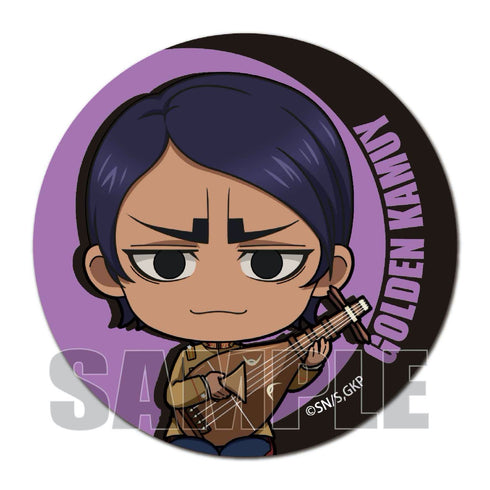 『ゴールデンカムイ』缶バッジ 楽器ver. 鯉登少尉