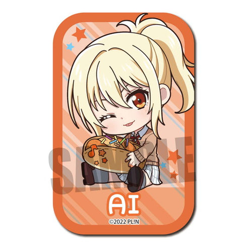 『ラブライブ!虹ヶ咲学園スクールアイドル同好会』トレーディングスクエア缶バッジ/ぎゅぎゅっと コッペパンver.