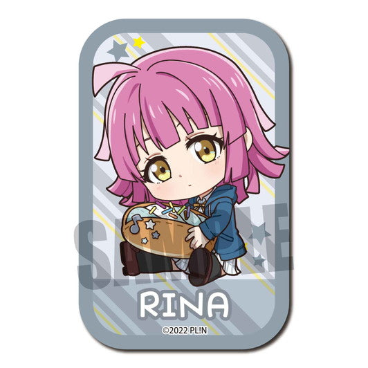 『ラブライブ!虹ヶ咲学園スクールアイドル同好会』トレーディングスクエア缶バッジ/ぎゅぎゅっと コッペパンver.