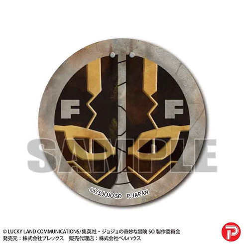 『ジョジョの奇妙な冒険 ストーンオーシャン』レトロ看板缶バッジ / F・F (スタンド)