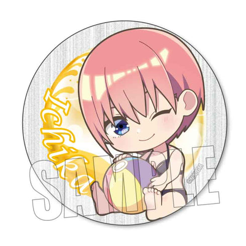 "The Movie: The Quintessential Quintuplets" Gyu-Gyu Can Badge: Ichika Nakano (Swimsuit)