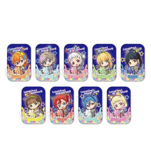 『ラブライブ!スーパースター!!』トレーディングスクエア缶バッジ ぎゅぎゅっと ビタミンSUMMER!ver. BOX