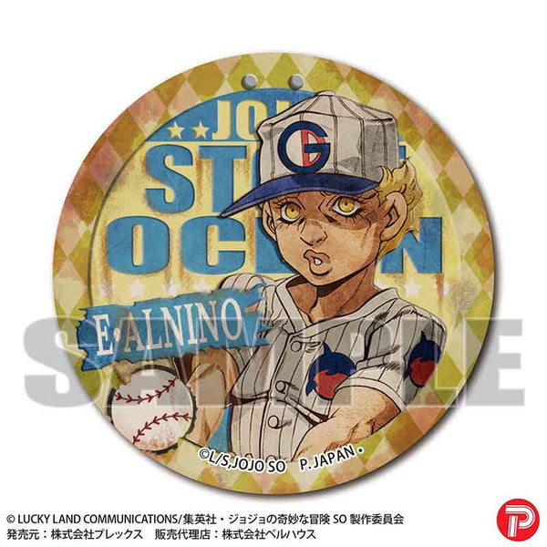 『ジョジョの奇妙な冒険 ストーンオーシャン』レトロ看板缶バッジ Part2 E・アルニーニョ