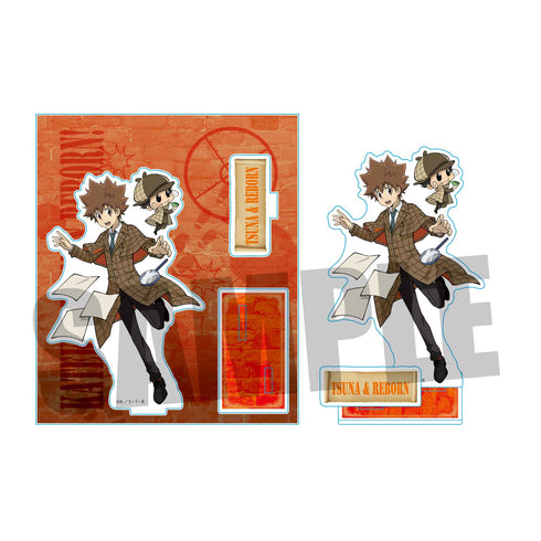 『家庭教師ヒットマンREBORN! 』アクリルスタンド / 沢田 綱吉&リボーン (ボンゴレ探偵事務所)