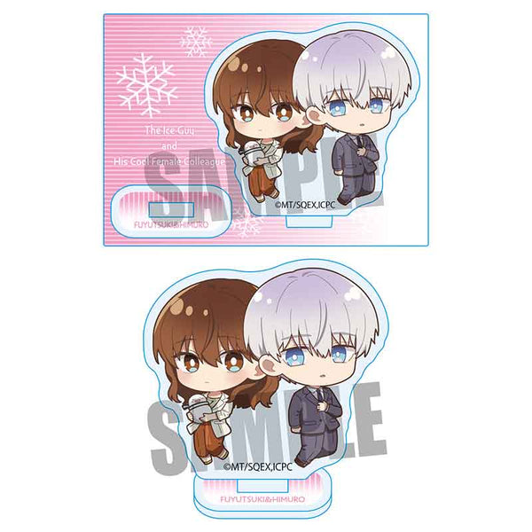 "The Ice-Attribute Guy and His Cool Female Coworker" Pukashu Mini Stand / Fuyutsuki & Himuro