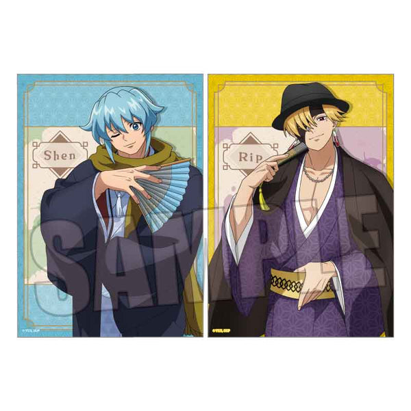 『アンデッドアンラック』 らくピタポスター /シェン&リップ 和服ver.