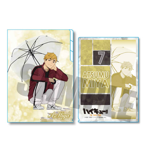 『ハイキュー!! TO THE TOP』クリアファイル3ポケット / 宮 侑 (rain ver.)