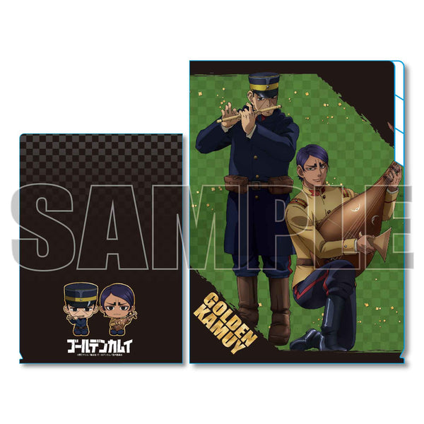 『ゴールデンカムイ』クリアファイル3ポケット 楽器ver. B(月島軍曹&鯉登少尉)