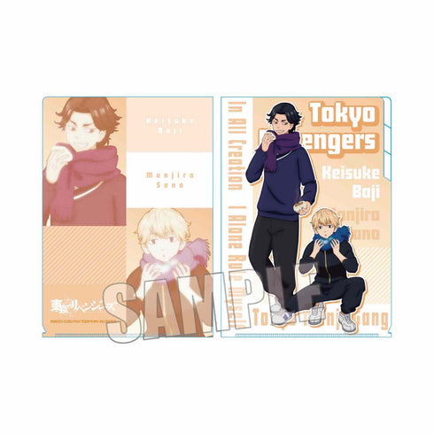 "Tokyo Revengers" 3-Pocket Clear File: Mikey & Bajji