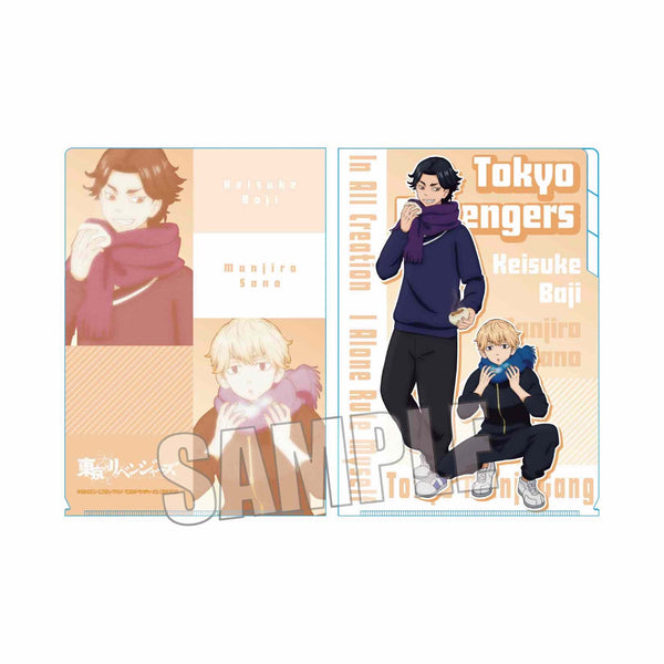 "Tokyo Revengers" 3-Pocket Clear File: Mikey & Bajji