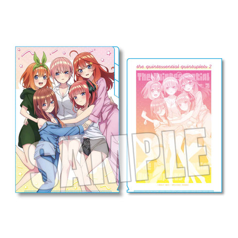 『映画 五等分の花嫁』クリアファイル3ポケット / パジャマ