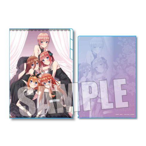 『映画 五等分の花嫁』クリアファイル3ポケット / 黒ドレス