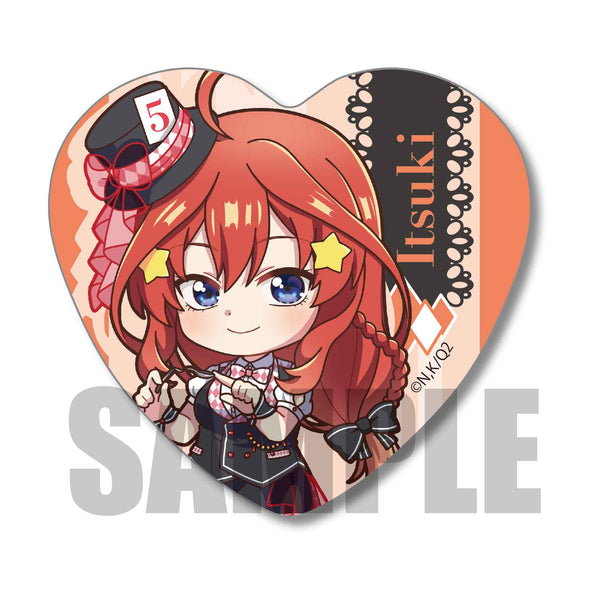 『五等分の花嫁∬』ハート缶バッジ 中野 五月 マジシャンver.