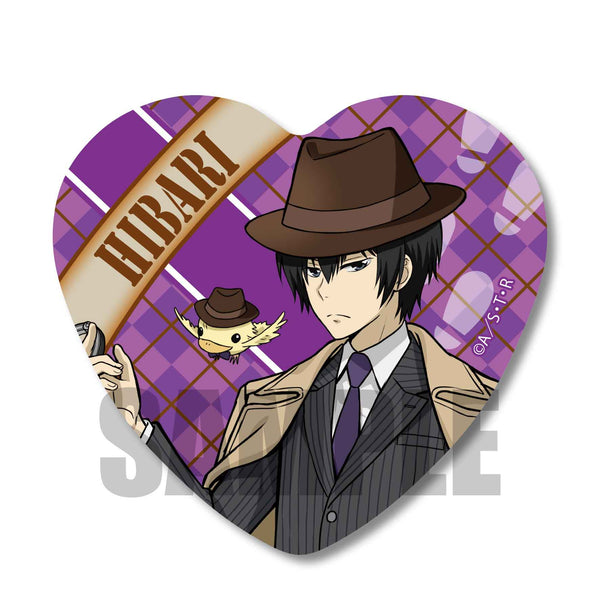 "Boku no Kaitokushin Hitman Reborn!" Heart Pin / Kyoya Hibari (Vongola Detective Agency)