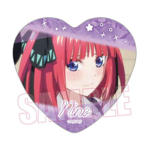 『五等分の花嫁∽』 メモリーズハート缶バッジ/中野 二乃A